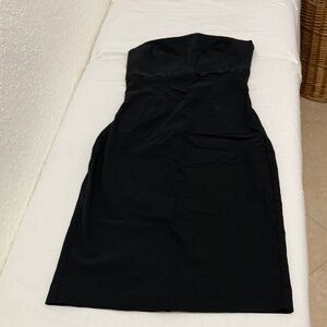 Express Classic Black Strapless Dress